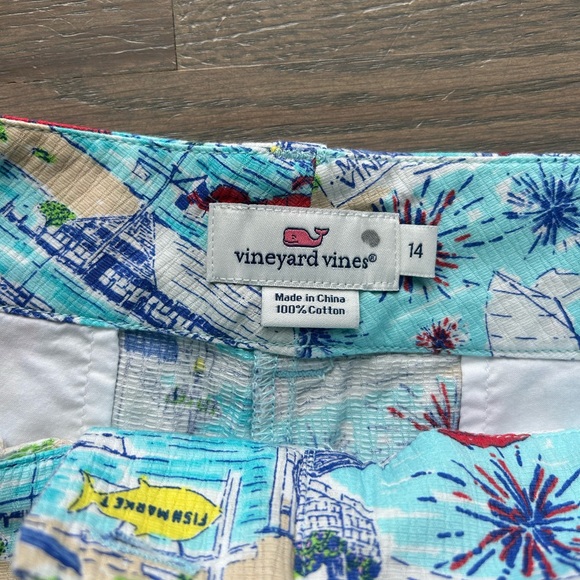 Vineyard Vines Women’s Edgartown Print Scene 4” Inseam Shorts-Size 14 - Picture 3 of 6